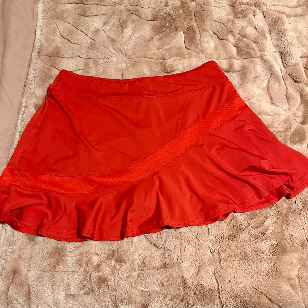 Red Women's Skorts